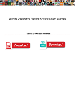 Jenkins Declarative Pipeline Checkout Scm Example