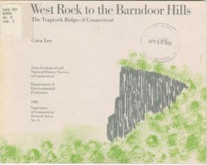 West Rocl( to the Barndoor Hills No