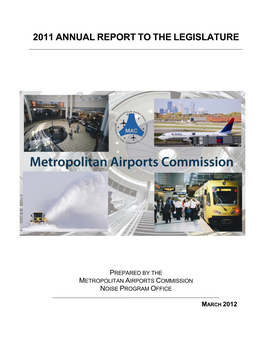 2011 Annual Report to the Legislature