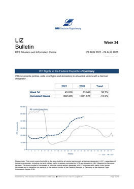 LIZ Bulletin 2021 Week 34
