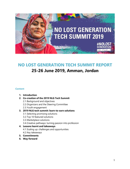 NLG Tech Summit 2019 Report
