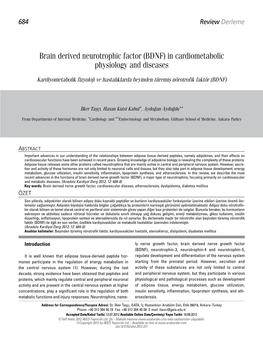 Brain Derived Neurotrophic Factor (BDNF) in Cardiometabolic Physiology and Diseases