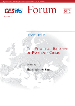 The European Balance of Payment Crisis