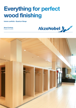 Everything for Perfect Wood Finishing
