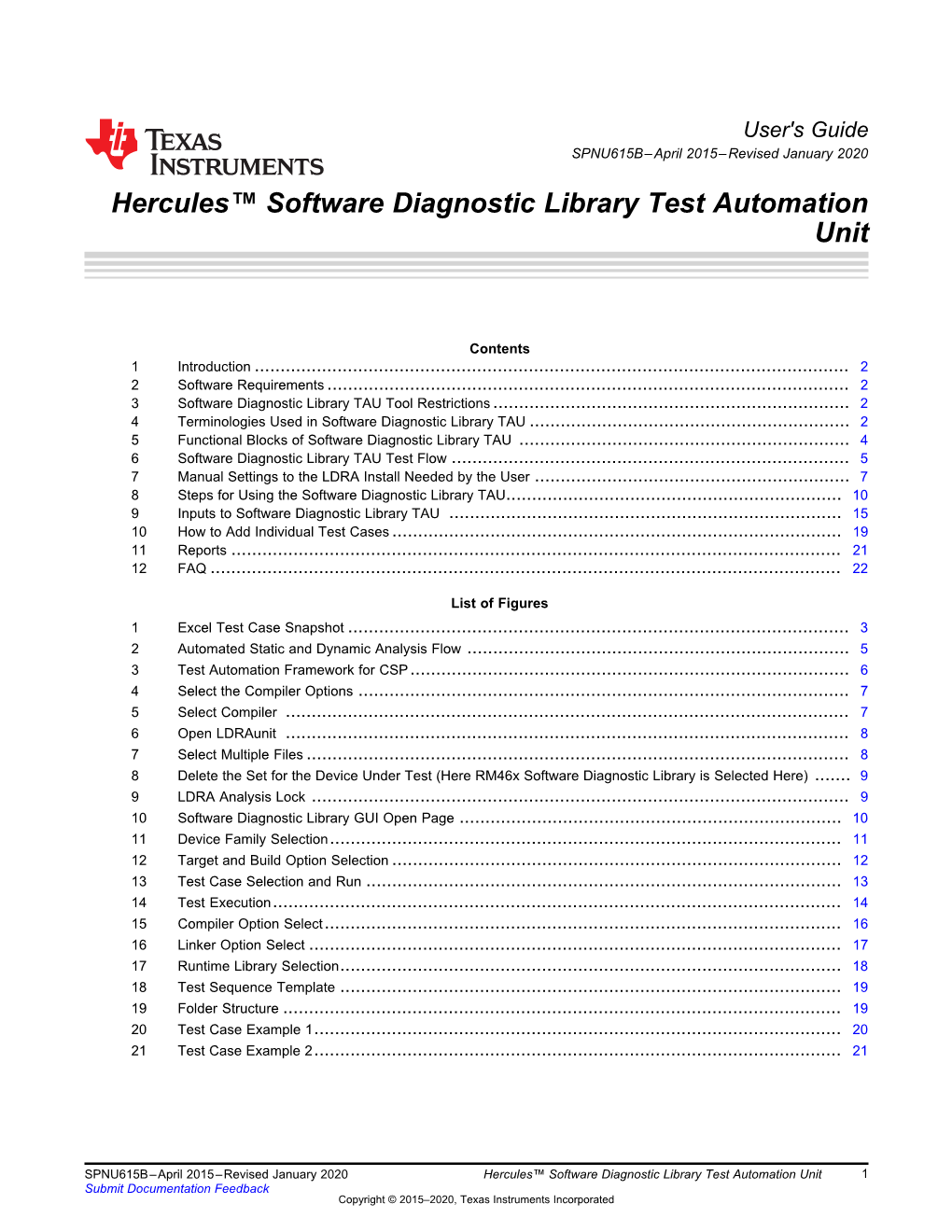 Hercules™ Diagnostic Library Test Automation