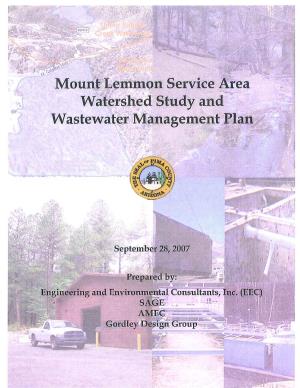 Mt. Lemmon Service Area Watershed Study & Wastewater Management