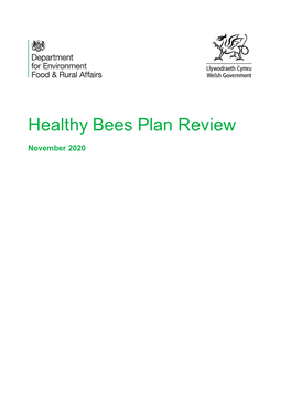 Healthy Bees Plan Review