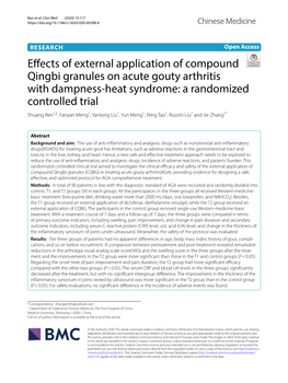Effects of External Application of Compound