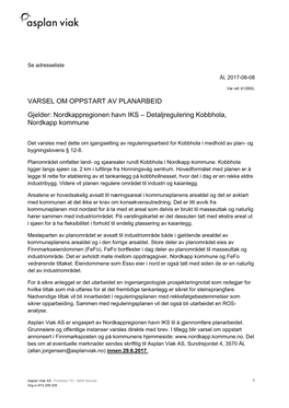 Varsel Om Oppstart Av Planarbeid.Pdf