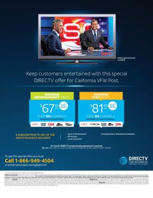 Direct TV Deals for VFW Posts