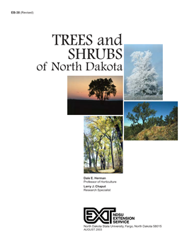 TREES and SHRUBS of North Dakota