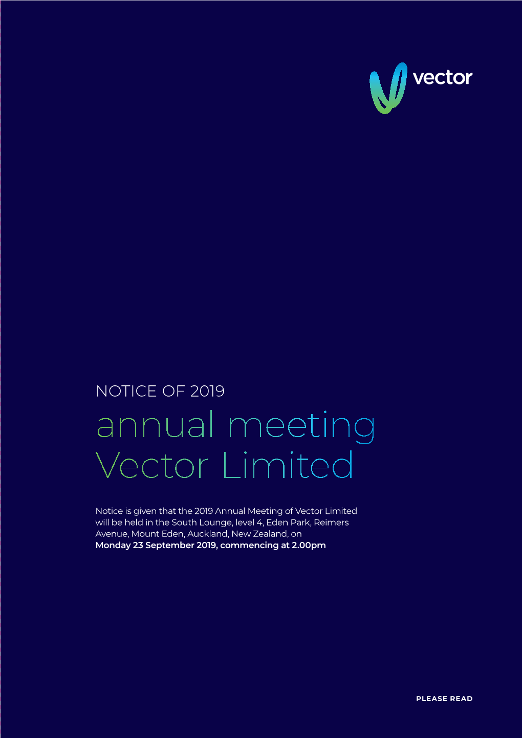 Notice of Annual Meeting