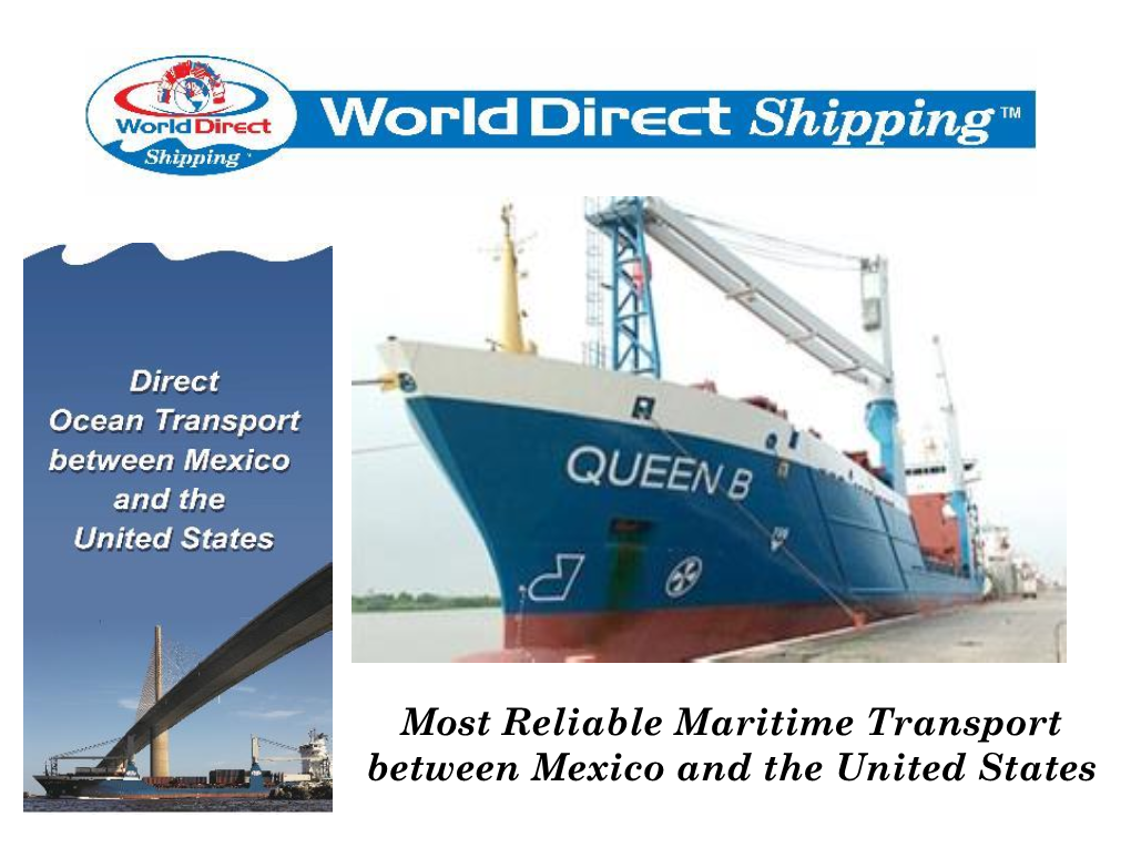 Most Reliable Maritime Transport Between Mexico and the United