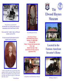 The Elwood Haynes Museum