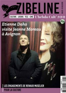 Etienne Daho Visite Jeanne Moreau À Avignon - RD