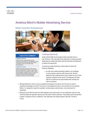 América Móvil's Mobile Advertising Service