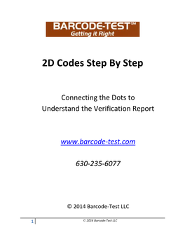 2D Codes Step by Step