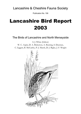 Lancashire Bird Report 2003