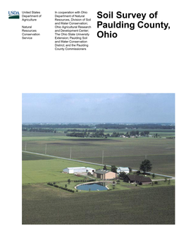 Soil Survey of Paulding County, Ohio