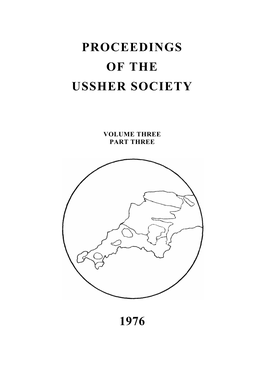 Proceedings of the Ussher Society 1976