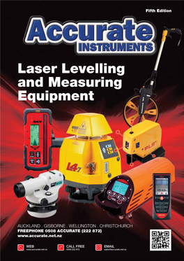 Laser Levelling and Measuring Equipment