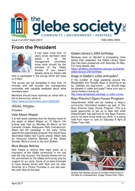 Glebe Society Bulletin 2017 Issue 02