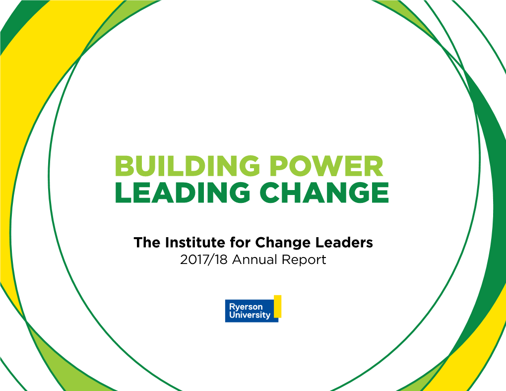 Building Power Leading Change