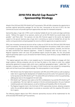 Sponsor Strategy