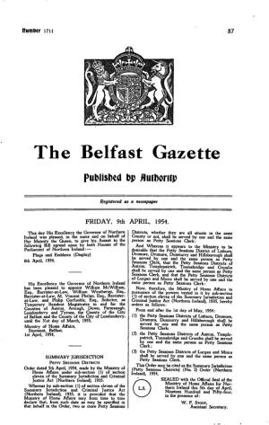 The Belfast Gazette, Issue 1711