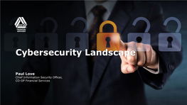 Cybersecurity Landscape