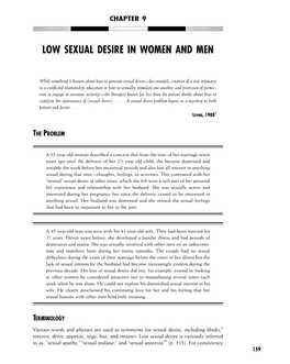 Low Sexual Desire in Women and Men