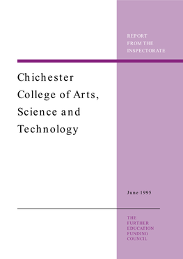 Chichester College of Arts, Science and Technology