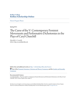 Contemporary Feminist Movements and Performative Dichotomies in the Plays of Caryl Churchill Meredith A