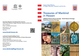 Treasures of Mankind in Hessen