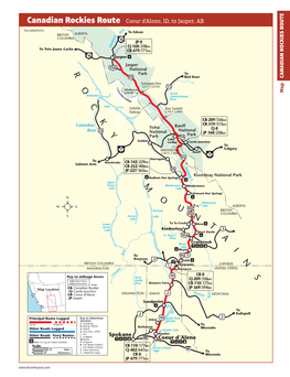 20 CANADIAN ROCKIES ROUTE.Indd