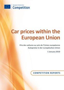 Car Prices Within the European Union European the Within Prices Car