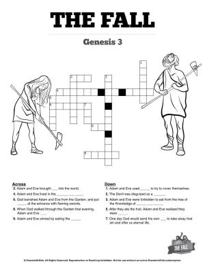 The Fall of Man Printable Crossword Puzzles