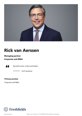 Rick Van Aerssen