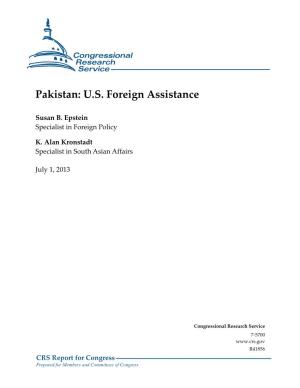 Pakistan: U.S