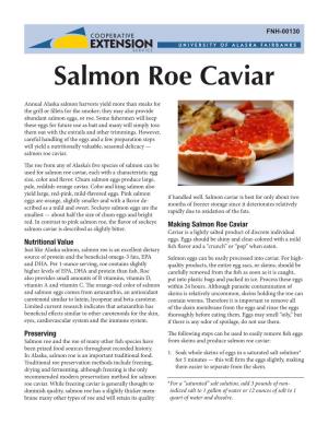 Salmon Roe Caviar