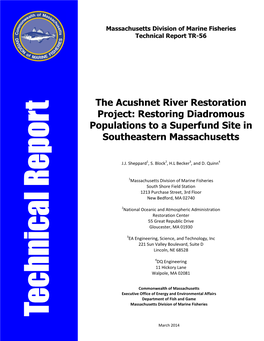 The Acushnet River Restoration Project: Restoring Diadromous Populations to a Superfund Site in Southeastern Massachusetts