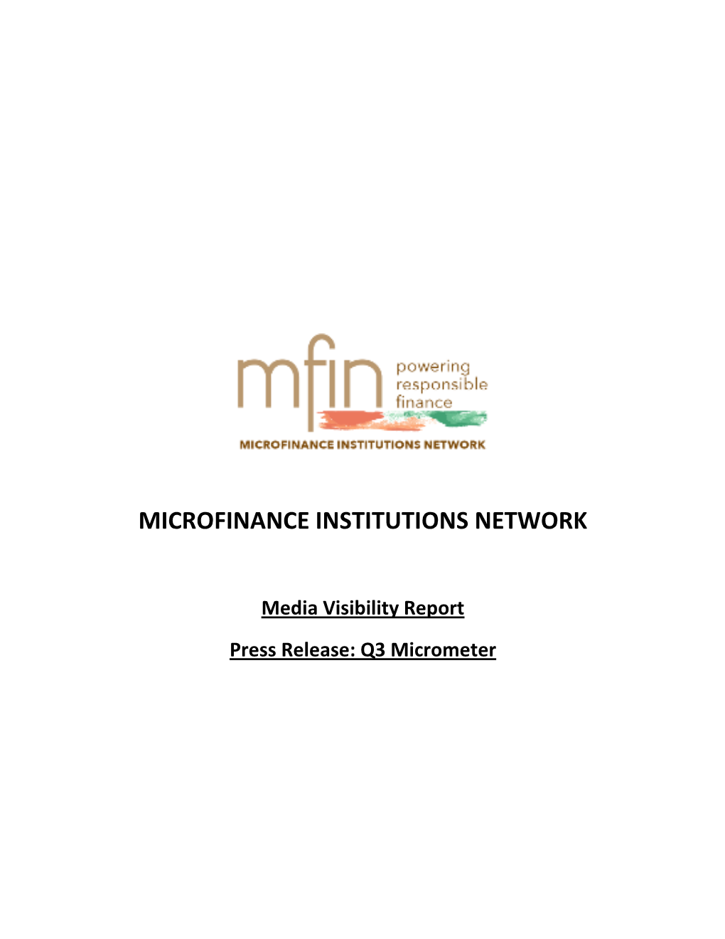 Microfinance Institutions Network