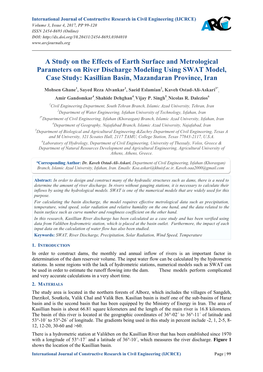 A Study on the Effects of Earth Surface and Metrological