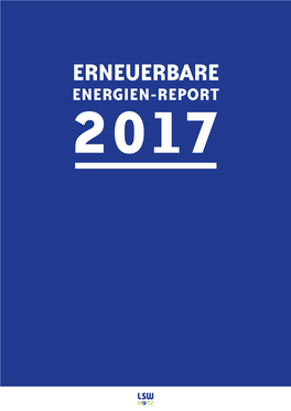 Erneuerbare Energien-Report 2017 2 3