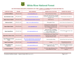 White River National Forest