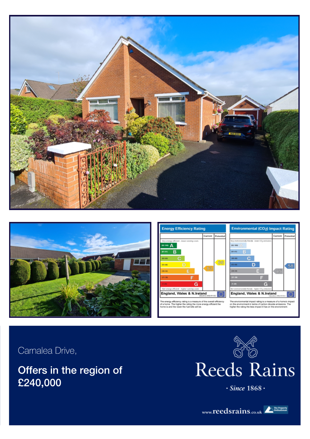 Carnalea Drive, Offers in the Region of £240,000 Carnalea Drive, Bangor, County Down Offers in the Region of £240,000