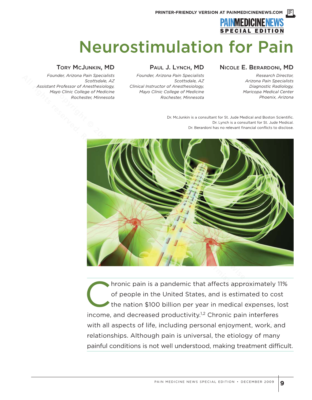 Neurostimulation for Pain