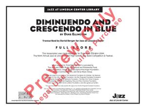 DIMINUENDO and CRESCENDO in BLUE by Duke Ellington