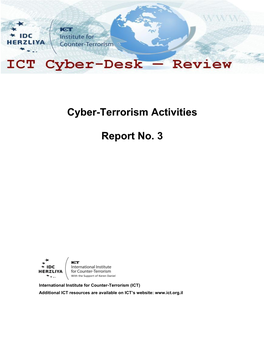 Cyber-Terrorism Activities Report No. 3