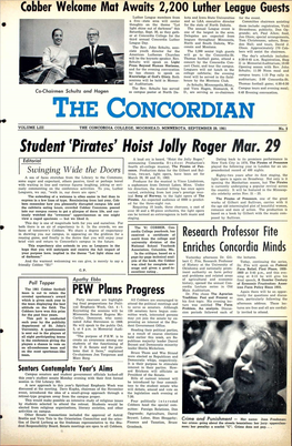 Student 'Pirates' Hoist Jolly Roger Mar. 29